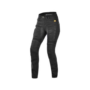 Trilobite Parado slim fit moto jeans señoras (negro)
