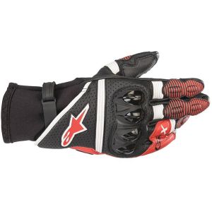 Guantes de moto Alpinestars GPX v2 (negro / blanco / rojo)
