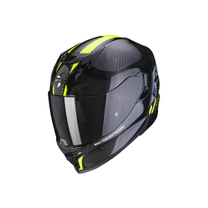Casco de moto Scorpion Exo-520 Air Laten (negro / amarillo)