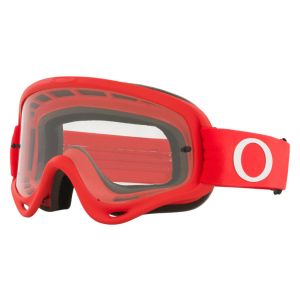 Gafas de moto Oakley O-Frame (transparente | rojo)