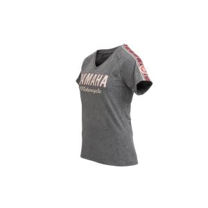 Camiseta Yamaha Brazoria Faster Sons Señoras (gris / rojo)