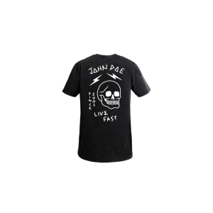 Camiseta John Doe Live Fast Skull (negra)