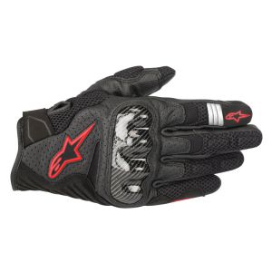 Guantes de moto Alpinestars SMX-1 Air v2 (negro / rojo)