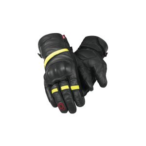 DANE Kjeld Gore-Tex guantes de moto hombres (negro / amarillo)