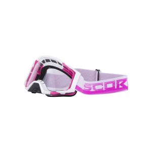 Gafas de moto Scorpion E21 (rosa / blanco)