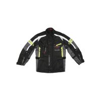 Modeka El Chango chaqueta de moto niños (negro / amarillo)