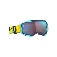 Gafas de moto Scott Fury (espejo | azul / amarillo)